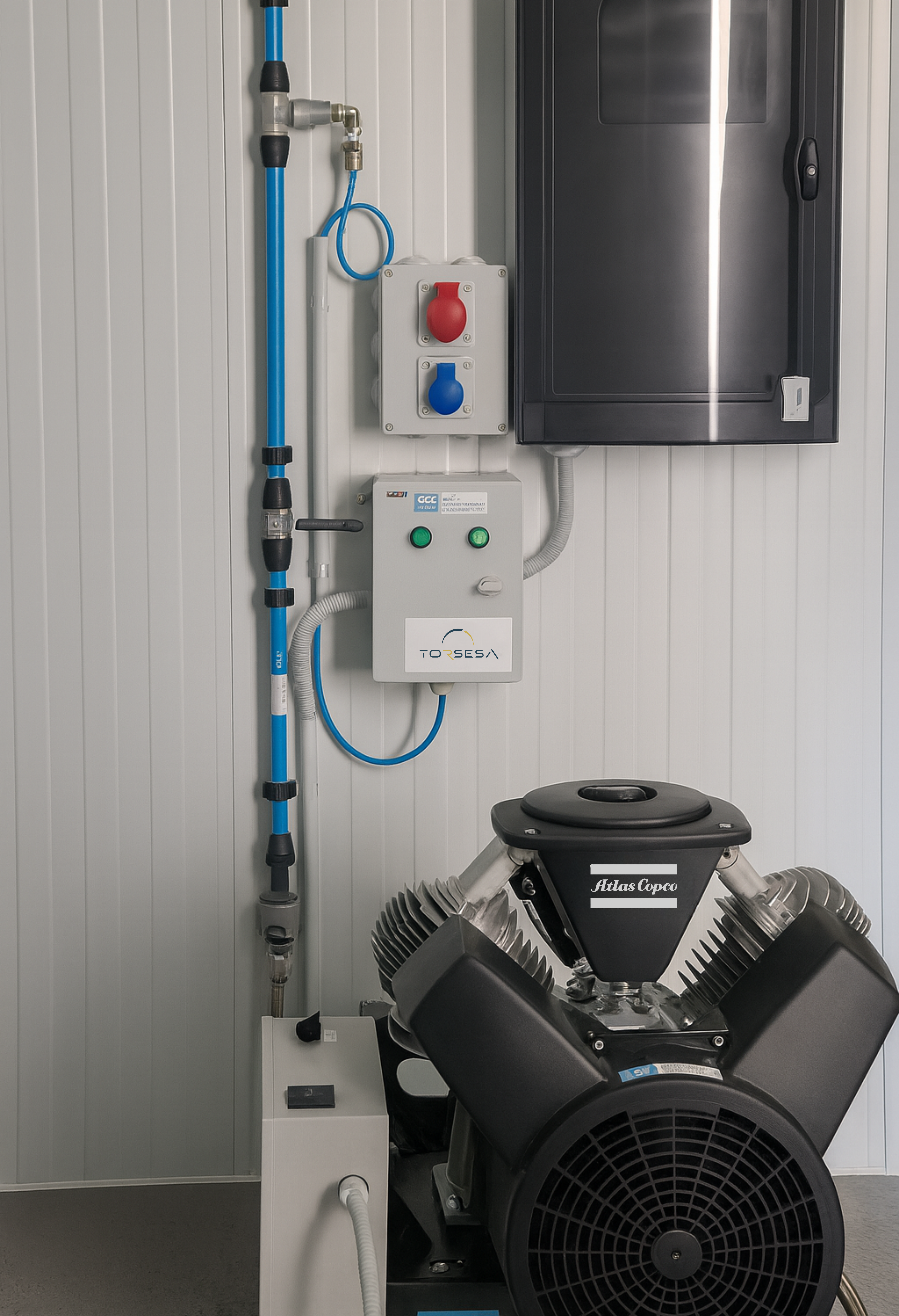 Sistema de control de instalación de aire comprimido con monitorización en tiempo real para optimizar consumo energético en Sevilla